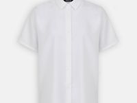 Блузка из тенселя с коротким рукавом