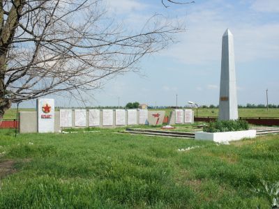 Стела павшим односельчанам в годы ВОВ