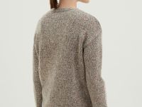 Джемпер с круглым вырезом с добавлением шерсти