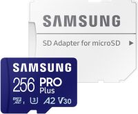 Карта памяти Samsung Pro Plus MB-MD256SA/EU microSDXC U3 256 ГБ с адаптером