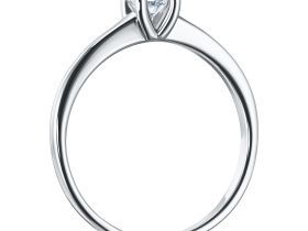 Классическое кольцо из белого золота э4712кц07132200_white