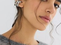 Серьги-каффы, Серебряный