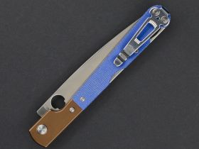 Складной нож Daggerr Corso Blue Micarta Satin, сталь VG-10, рукоять микарта синяя