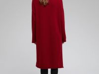 Вязаное платье с шерстью и кашемиром