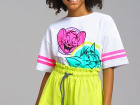 Шорты трикотажные для девочек, 2 шт в комплекте