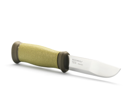 Нож с фиксированным лезвием Morakniv 2000, сталь Sandvik 12C27, рукоять пластик/резина, зеленый