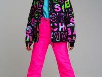 Куртка текстильная с полиуретановым покрытием для девочек