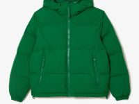 Мужская стеганая водоотталкивающая короткая куртка Lacoste