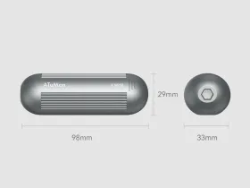 Набор отверток Xiaomi ATuMan Duka Xmini Pocket Screwdriver Kit 9 в1 (серый)