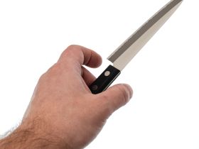 Набор из 2-х кухонных ножей Tojiro Fuji Cutlery TJ-GIFTSET-A, сталь Mo-V, рукоять полипропилен, черный