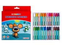 Набор масляной пастели "Цветик" 24 цвета, картонная упаковка