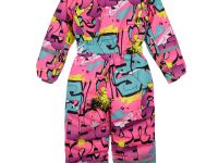 Зимний комбинезон из мембранной ткани для девочки