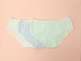 Набор трусов Maxi Slip, бежевый/голубой/зеленый