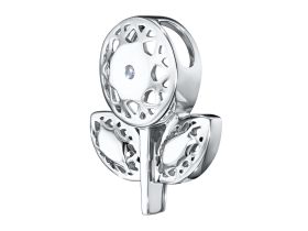 Классическая подвеска из серебра э0612пд04202937_white