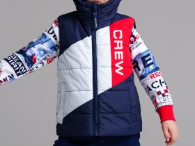 Жилет текстильный с полиуретановым покрытием для мальчиков