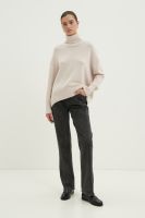 Утепленные джинсы straight fit женские