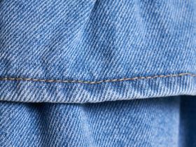 Джинсовая юбка для девочек, Голубой