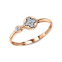 Серебряное кольцо с фианитами
