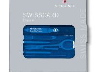 Швейцарская карта Victorinox SwissCard, сталь X50CrMoV15, рукоять ABS-Пластик, синий