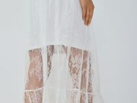 Кружевная юбка, Белый