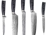 Набор кухонных ножей Xiaomi Spetime 5 шт (G05-BL) (черный)