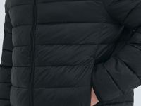 Утеплённая лёгкая куртка, Черный