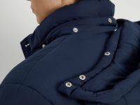 Полупальто утепленное с воротником-стойкой