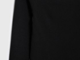 Лонгслив с открытыми плечами, Черный