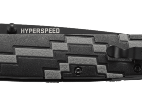 Полуавтоматический складной нож Hyperspeed, CRKT 7020, сталь 8Cr14MoV Black Oxide Coating, рукоять термопластик GRN