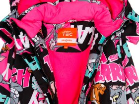 Комбинезон текстильный с полиуретановым покрытием для девочек