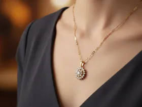 Классическая подвеска из желтого золота э0312пд07163600_white