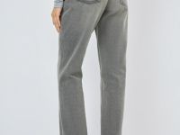 Прямые джинсы со средней посадкой, Серый