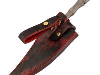 Нож Barmaley Knives Баньши L, сталь AUS-10Co, красный