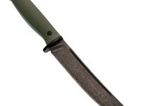 Туристический нож НОКС Смерш М модель 622, сталь AUS-8, рукоять резинопластик, зеленый