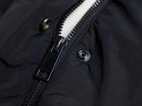 Пуховик для девочек, Черный