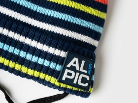 Комплект трикотажный для мальчиков: шапка, снуд