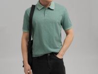 Поло прямого кроя из джерси