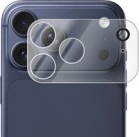 Защитное стекло Krutoff для объективов камеры Apple iPhone 17 Pro Max с белым ободком