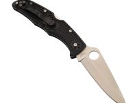 Складной нож Endura 4 - Spyderco C10PBK, сталь VG-10 Satin Plain, рукоять термопластик FRN, чёрный