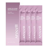 Коллагеновая маска-плёнка для сияния кожи Arocell Super Collagen Wrapping Mask 4 шт.*5 г