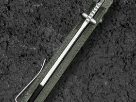 Складной нож Bestech Knives Slasher, сталь D2, рукоять микарта, зеленый