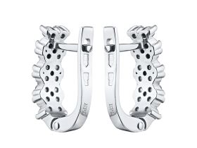 Серьги из белого золота с бриллиантами э4001сг08169500
