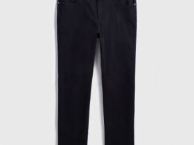 Брюки Slim из твила, Черный