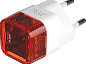Зарядное устройство Red Line Pro Lumix 20 NQC-15 USB-C 20 Вт Белое / Оранжевое