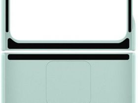 Чехол Samsung Silicone Case для Z Flip6/Flip7 FE Мятный