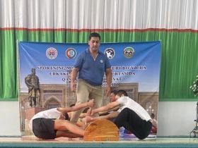 В Узбекистане успешно проведен Чемпионат Каршинской области по мас-рестлингу