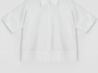 Блузка А-силуэта изо льна и вискозы