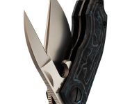 Нож-брелок CKF Keysha, сталь M398, рукоять титан/карбон