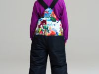 Комплект текстильный с полиуретановым покрытием для девочек: куртка, полукомбинезон