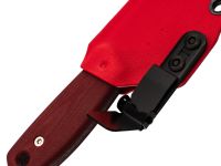 Нож Barmaley Knives Буратино L, сталь VG-10, рукоять микарта, красный